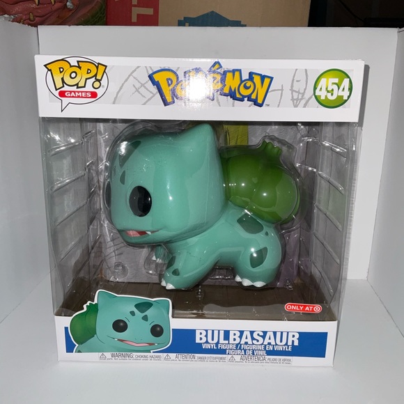 FUNKO POKÉMON BULBASAUR 10 IN JUMBO POP VAULTED NIB PRICE FIRM - Picture 5 of 11